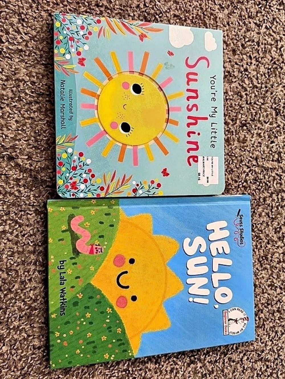 You're My Little Sunshine / Hello, Sun! Board Books Set of 2